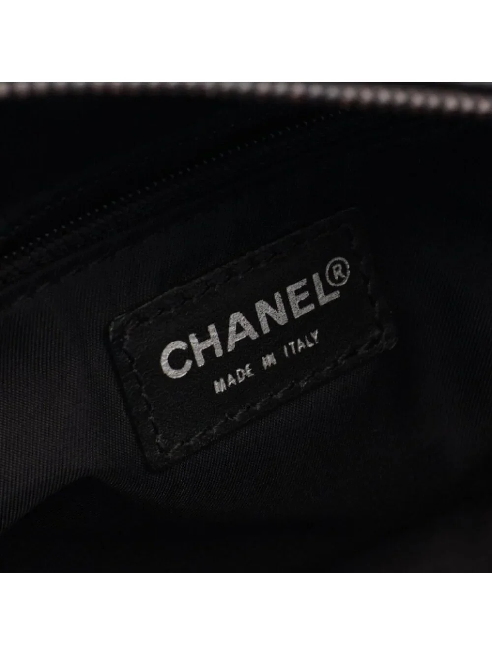 Chanel Clutch New Travel Line Black Leather
